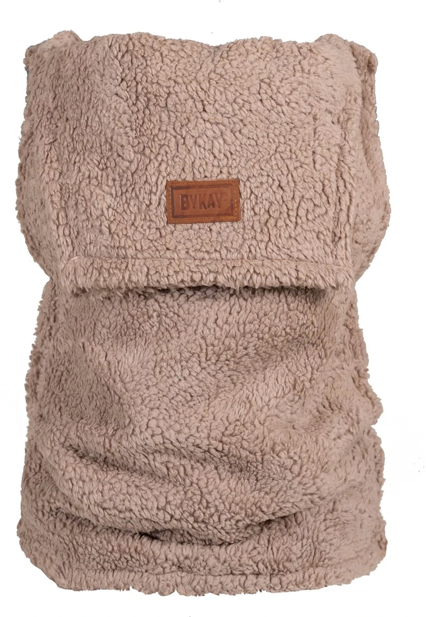 ByKay - Winter Voering - In Je Draagzak - Teddy Inlay - Taupe - Oragnic - Afbeelding 5