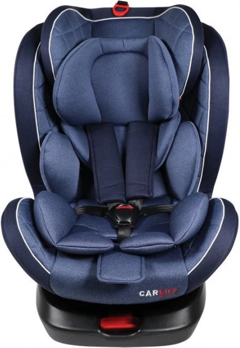 Carkids Verstelbaar Kinderautostoeltje Blauw | Kinderautostoel Groep 0+/1/2/3 Met Isofix En Top Tether Connector | Kinderen Tot 12 Jaar | Tot 36 Kg - Afbeelding 12