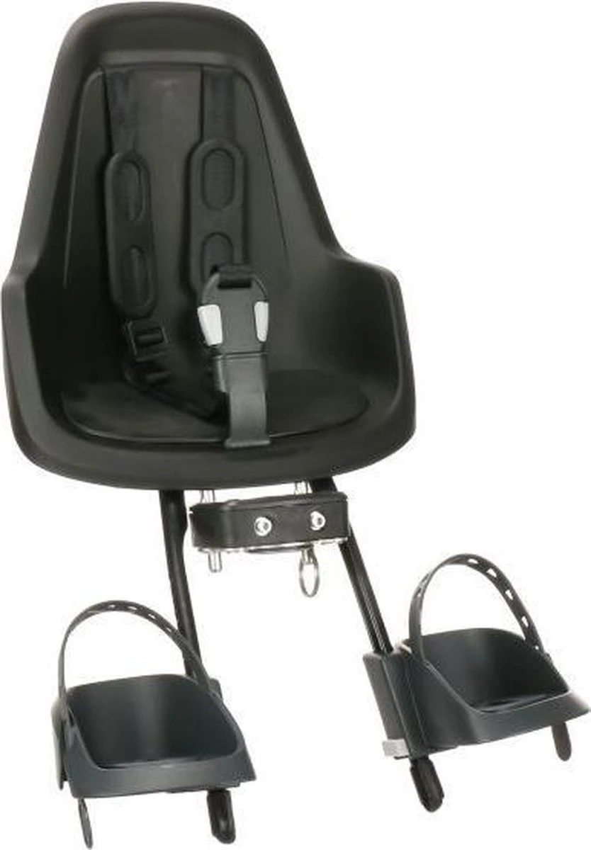 Bobike One Mini Fietsstoeltje Voor - Urban Black - Afbeelding 7