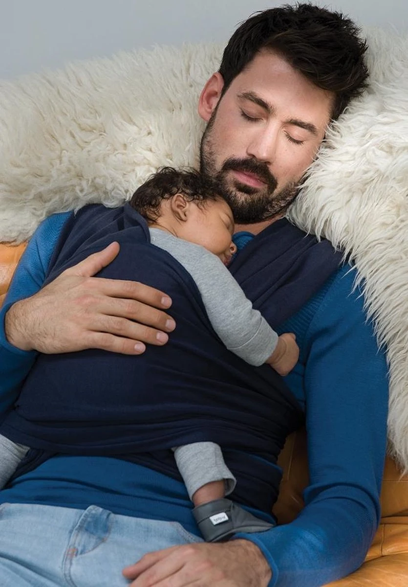 Babylonia Draagdoek - Tricot-Slen - Jeansblauw - Afbeelding 12