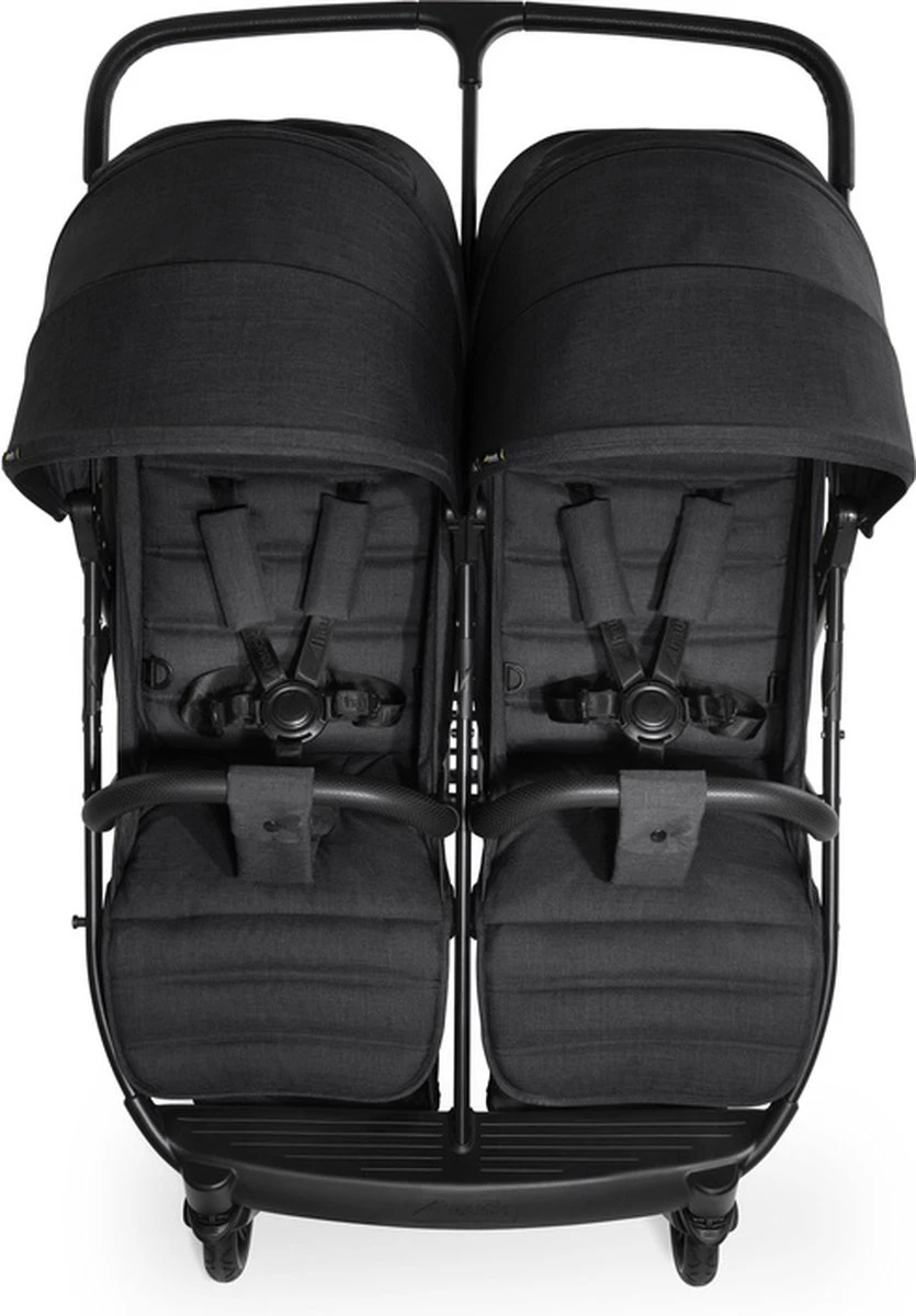 Hauck Uptown Duo Melange Broertje/zusje Kinderwagen Black
