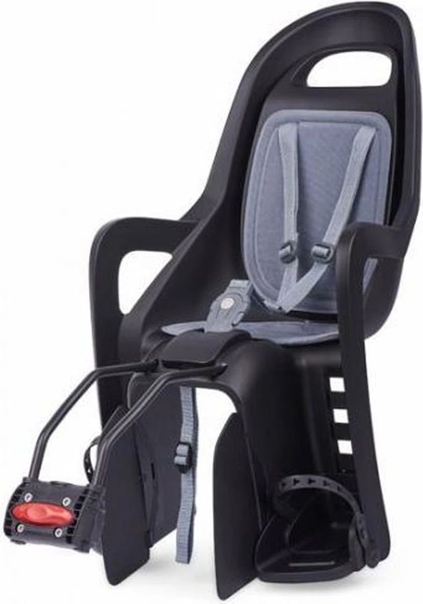 Polisport Groovy FF Fietsstoeltje Achter - Zwart/Grijs - Afbeelding 7