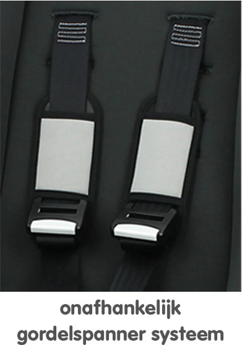 Nania RACER ECO - Meegroei Autostoel Groep 1/2/3 - Van 9 Tot 36 Kg - Zwart Autostoeltje - Afbeelding 4