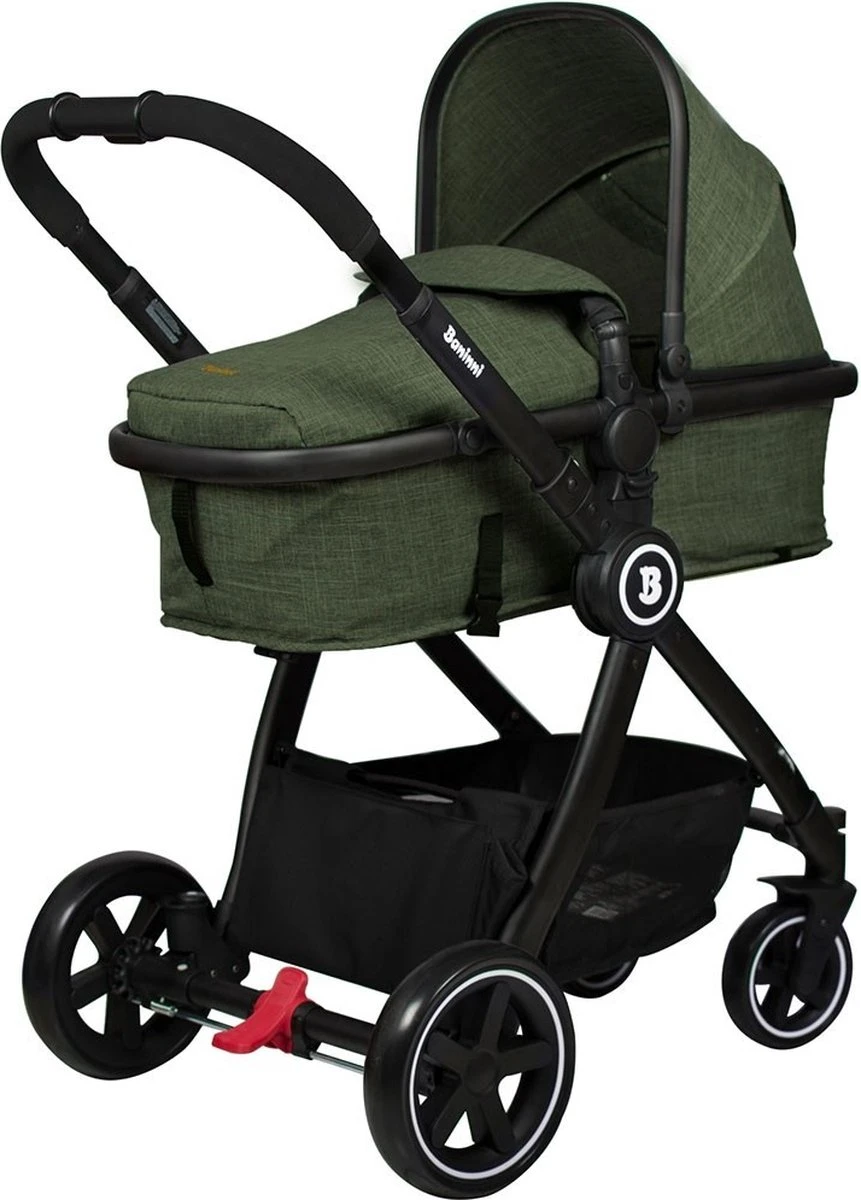 Baninni Kinderwagen Otto 3 In 1 Olive Green - Afbeelding 14