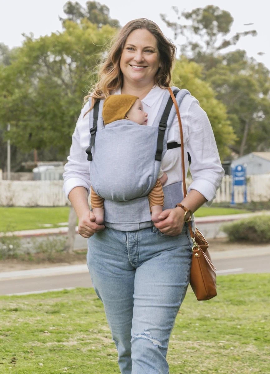 Tula Free To Grow - Draagzak Baby - Linen Rain - Ergonomisch Vanaf Geboorte - Afbeelding 3