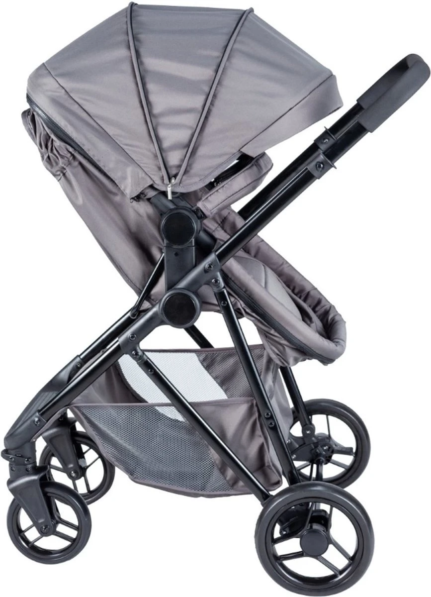 Bebies First Combi 3 In 1 Kinderwagen Optima- Grijs - Inc. Reiswieg, Zitting & Autostoel - Afbeelding 13