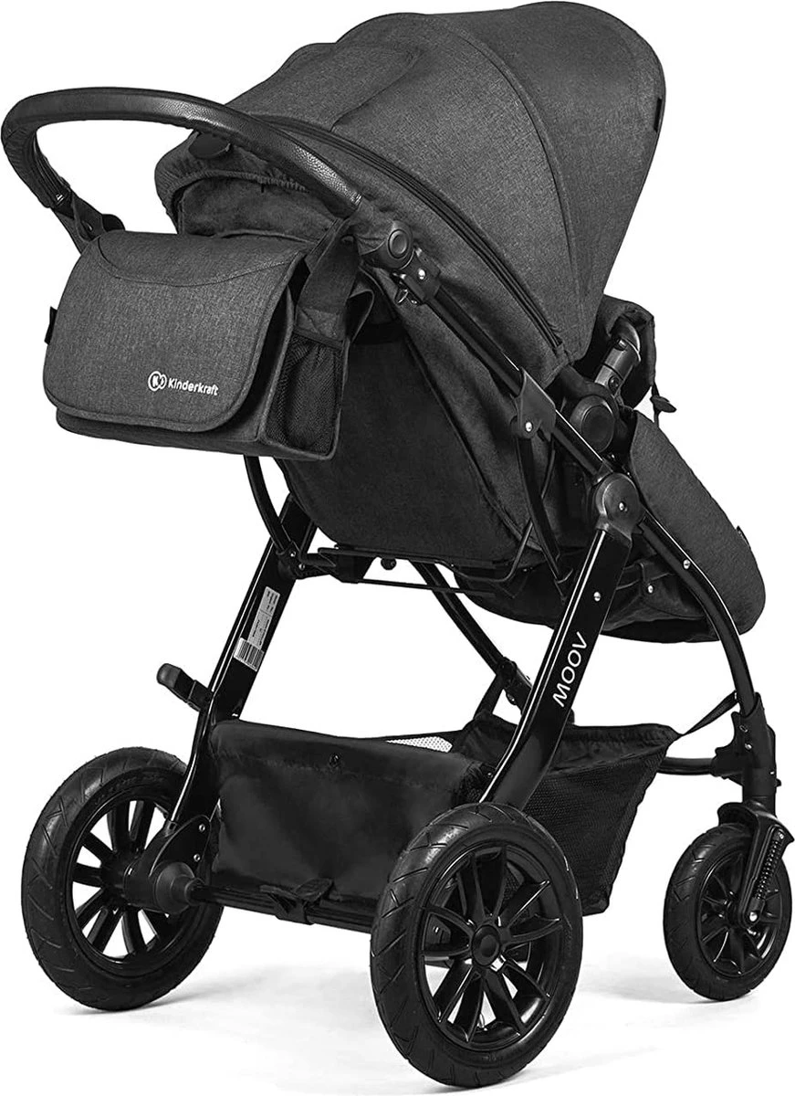 Kinderkraft Moov 3 In 1 Kinderwagen - Inclusief Autostoel - Black - Afbeelding 7