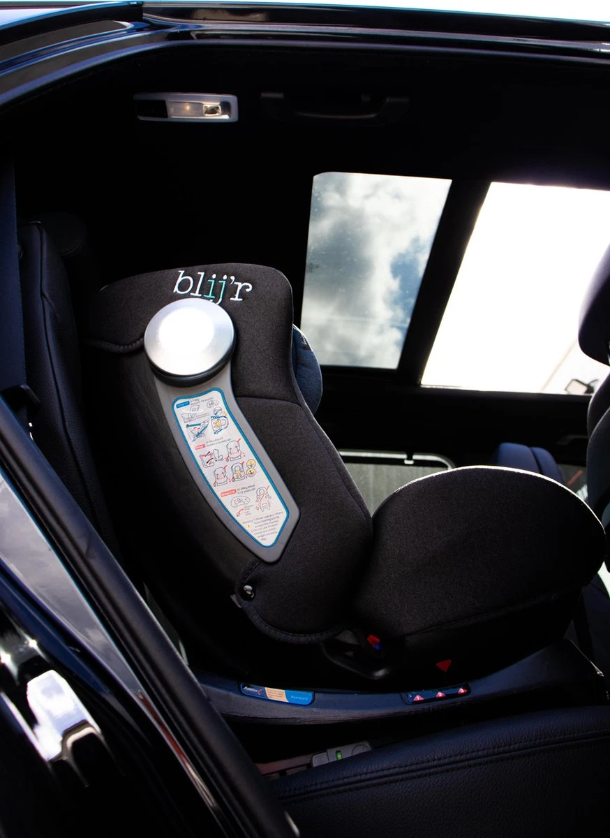 Blij'r Maja - Autostoel Met IsoFix - Groep 0-1-2-3 Autostoel Voor Kinderen Van 0 Tot 12 Jaar - Donker Blauw - Afbeelding 5