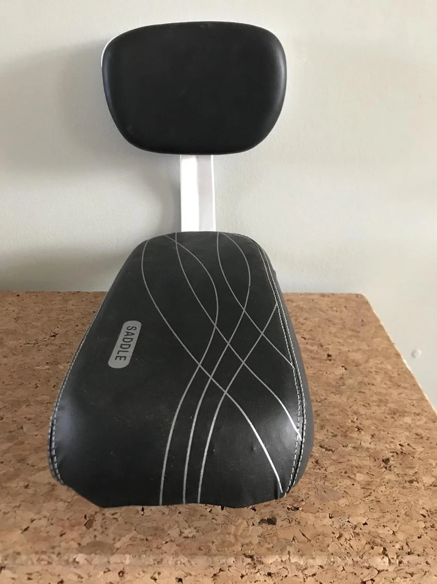 Fietsstoeltje Voor Op Bagagedrager - Zwart/Wit - Afbeelding 2