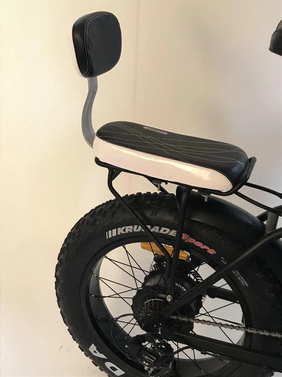 Fietsstoeltje Voor Op Bagagedrager - Zwart/Wit - Afbeelding 3