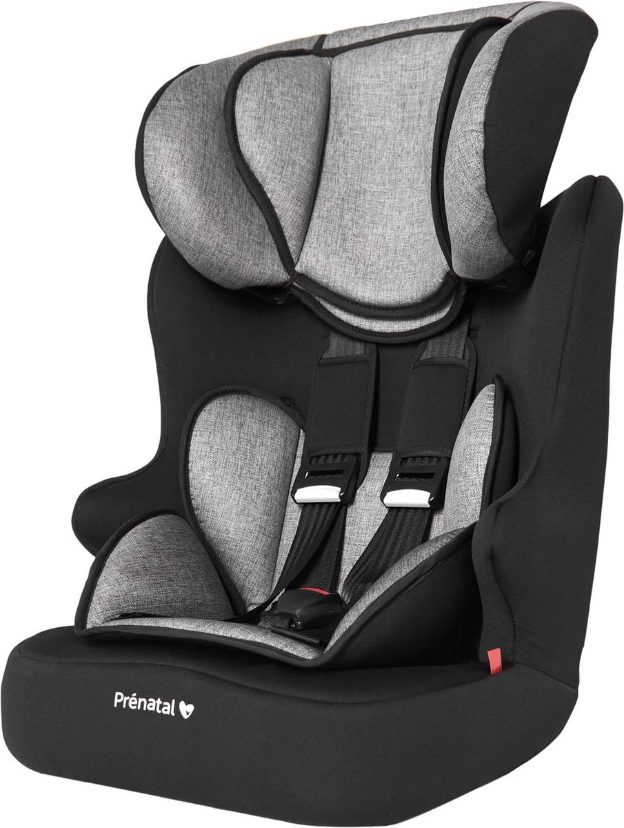 Prénatal Autostoel 1/2/3 Basis - Kinderzitje Auto - Groep 1-2-3 - 9-36 Kg - Zwart