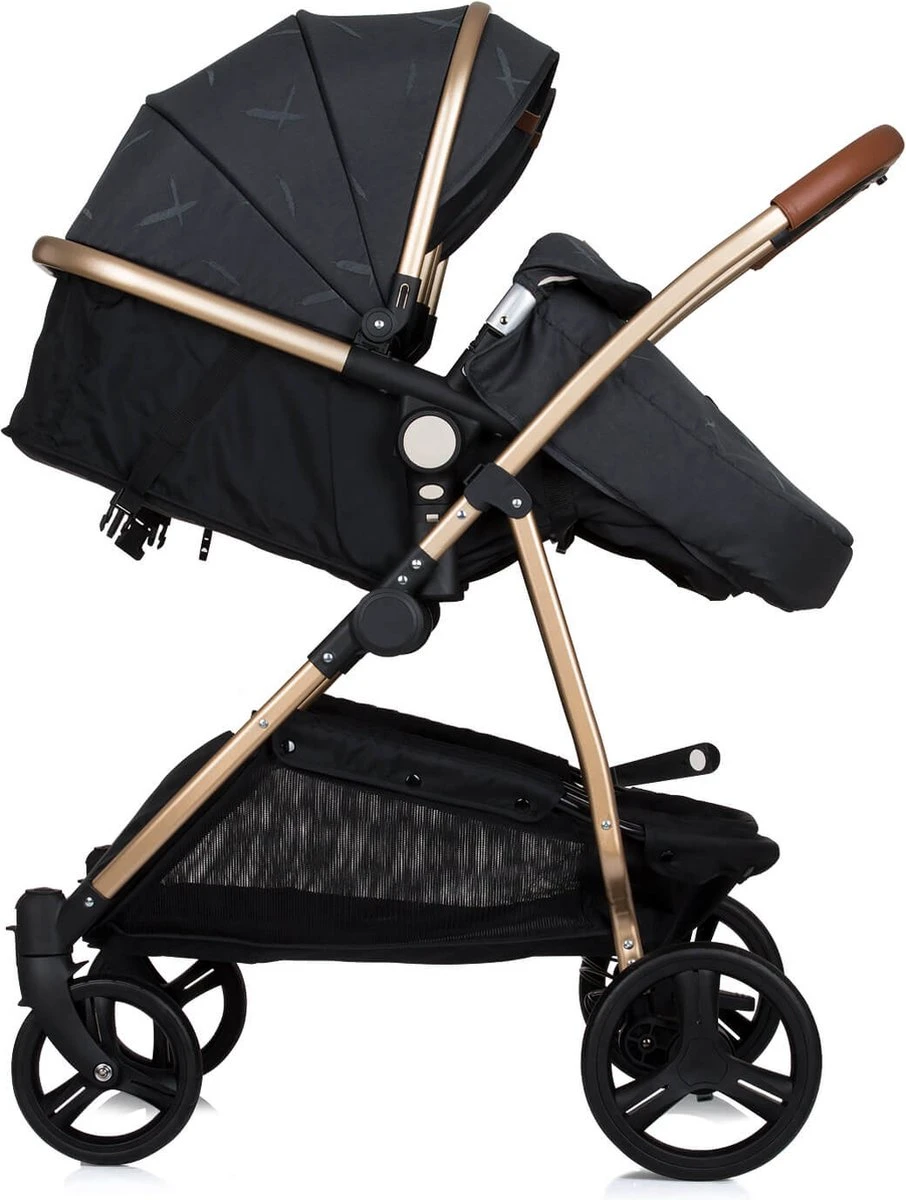 Duo Kinderwagen Chipolino Duo Smart Zwart, Incl. Luiertas - Afbeelding 19