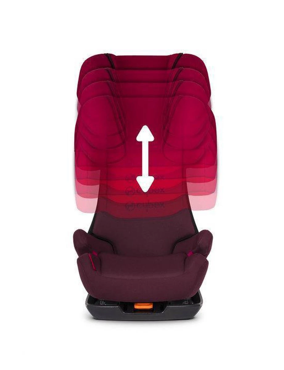 Cybex Pallas Fix - Autostoel - Rumba Red Dark Red - Afbeelding 2