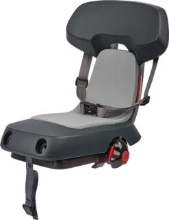 Polisport Guppy Junior Light Fietsstoeltje Achter - Dark Grey