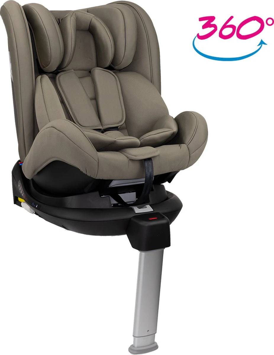 Autostoel Novi Baby® David Premium 0-1-2-3 Isofix 360° Rotation Dark Taupe - Afbeelding 6