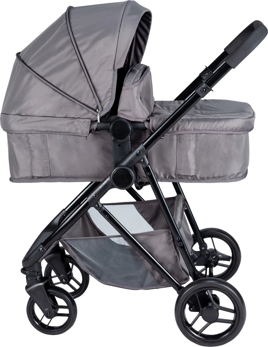 Bebies First Combi 3 In 1 Kinderwagen Optima- Grijs - Inc. Reiswieg, Zitting & Autostoel - Afbeelding 11