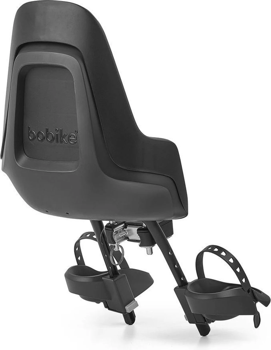 Bobike One Mini Fietsstoeltje Voor - Urban Black - Afbeelding 2