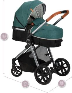 MoMi Kinderwagen - Compacte 2 In 1 Combiwagen - Limuru - Groen (geschikt Van 0-3 Jaar) -Maxi-Cosi winkel 939x1200 8