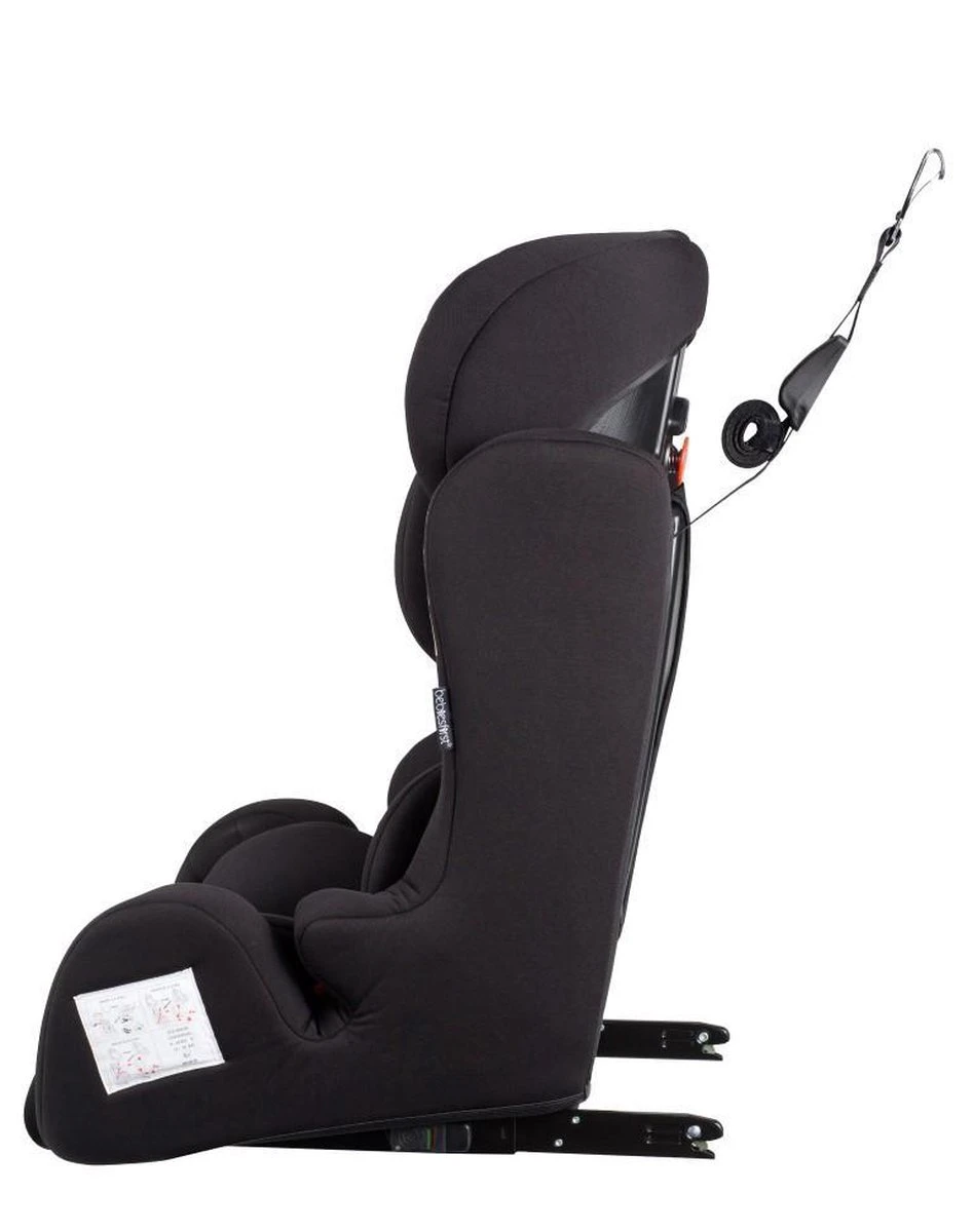 Bebies First Autostoel Grow Up Isofix Groep 1/2/3 (9-36kg) - Zwart/Grijs - Afbeelding 6