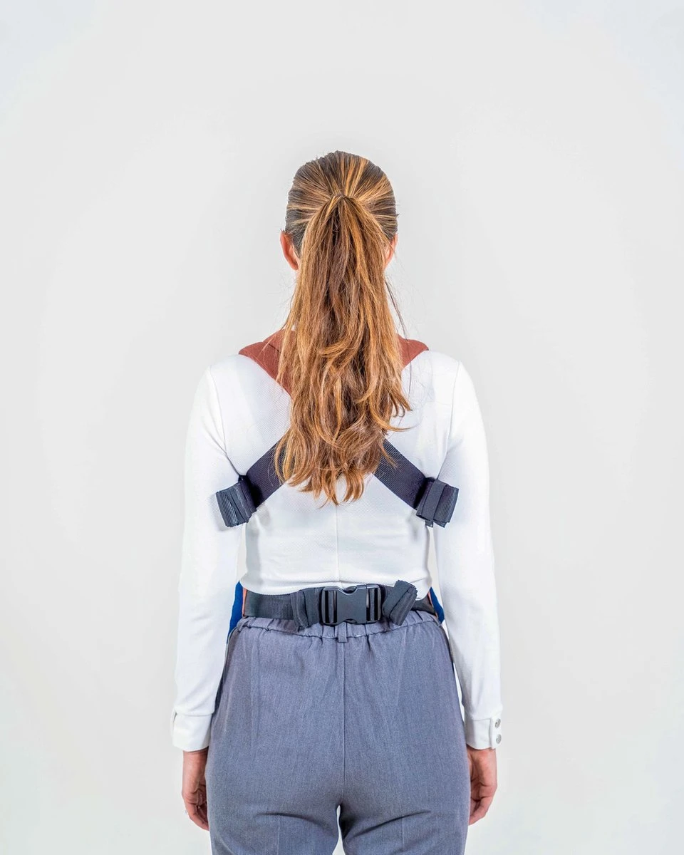 ByKay - Draagzak - Click Carrier Classic - Linnen Rusty Brown - Afbeelding 2