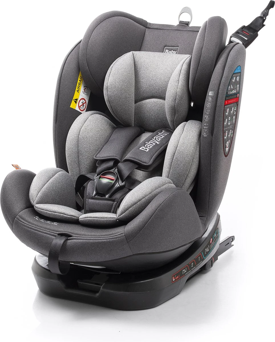 Babyauto Biro D FIX Black/grey Group 0+ 1 2 3 - 0-36 Kg - Isofix - Afbeelding 16