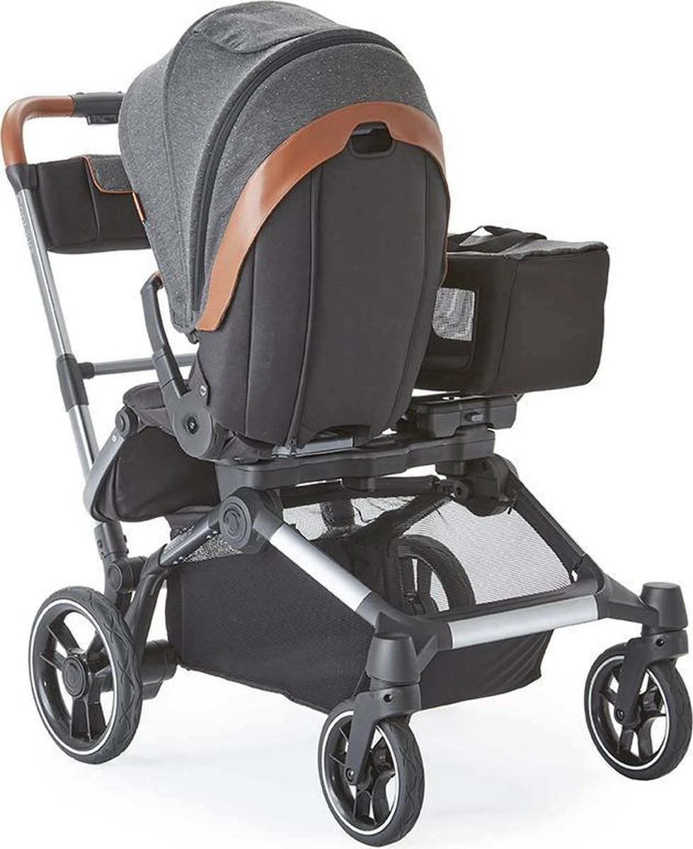 Contours Element ® Multifunctioneel Kinderwagen Met Reiswieg En Shopping Bag - Tweelingwagen - Duowagen- Met Boodschappenmand - Afbeelding 2