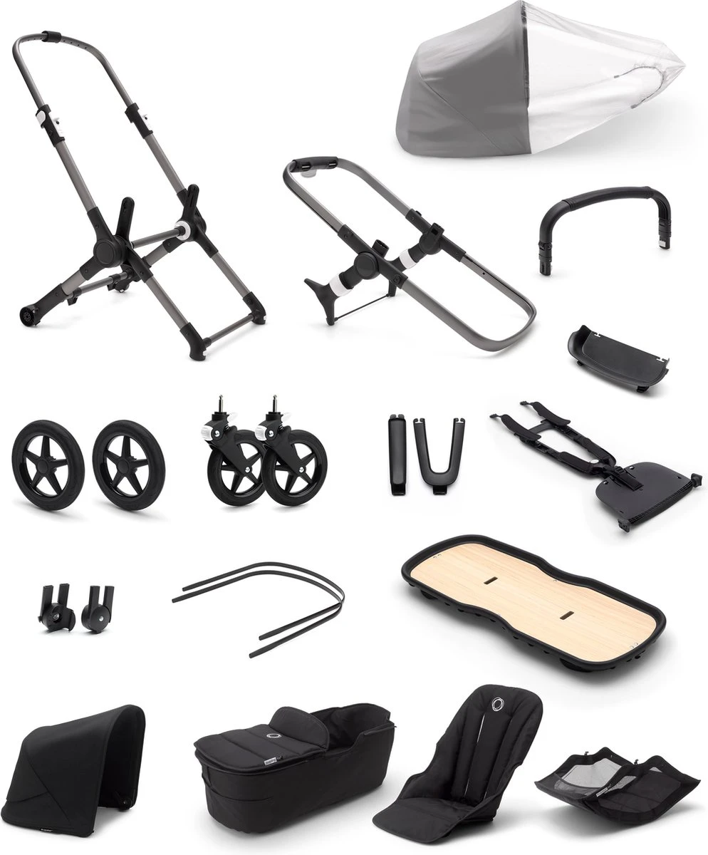 Bugaboo - 3-in-1 Kinderwagen Fox 3 - Black/Forest Green - Afbeelding 6